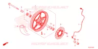 ROUE AVANT pour Honda AIRBLADE 125 de 2023
