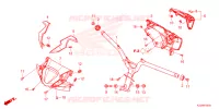 GUIDON   CARENAGE pour Honda VARIO 160 ABS REPSOL de 2024