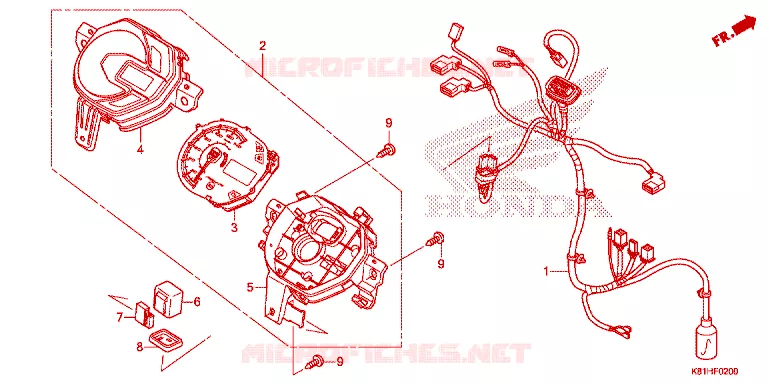 COMPTEUR Honda SCOOTER 110 BEAT 2018  ACH110CSFJ