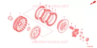 EMBRAYAGE pour Honda SUPER CUB 110 スーパーカブ de 2024