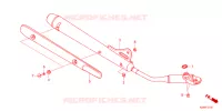 SILENCIEUX D'ECHAPPEMENT pour Honda SUPER CUB 110 スーパーカブ de 2024
