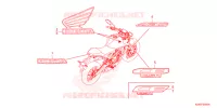 MARQUE pour Honda INNOVA 125 de 2008