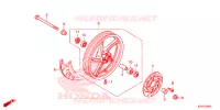 ROUE AVANT pour Honda PCX 150 E de 2014