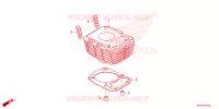 CYLINDRE pour Honda XR 150 L de 2024