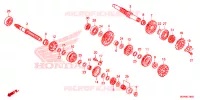 BOITE DE VITESSES pour Honda XR 650 L de 2024