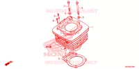 CYLINDRE pour Honda XR 650 L de 2024