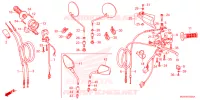 LEVIER DE GUIDON   CABLE   COMMODO pour Honda XR 650 L de 2024