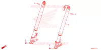 FOURCHE pour Honda CBR 1000 RR SP BREMBO de 2024