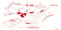 AUTOCOLLANTS pour Honda CBR 600 RR de 2024