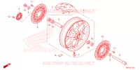 ROUE AVANT pour Honda CBR 600 RR de 2024