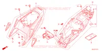 COUVERCLES LATERAUX pour Honda CBR 600 RR de 2024