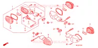 CLIGNOTANT pour Honda CB 1300 SUPER FOUR de 2007