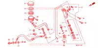 MAITRE CYLINDRE DE FREIN ARRIERE pour Honda CB 1300 SUPER FOUR de 2007