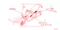 AUTOCOLLANTS pour Honda X ADV 750 de 2022