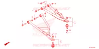 TRIANGLES AVANT pour Honda PIONEER 1000-5 FOREST de 2023