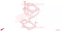 CYLINDRE pour Honda FOURTRAX 520 RUBICON DCT DELUXE 3CM de 2024