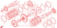 EMBRAYAGE pour Honda FOURTRAX 520 RUBICON DCT DELUXE 3CM de 2024