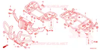 SUPPORT pour Honda FOURTRAX 520 RUBICON DCT DELUXE 3CM de 2024