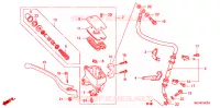 MAITRE CYLINDRE DE FREIN AVANT pour Honda SHADOW VT 750 AERO ABS TWO TONES de 2004