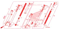 FOURCHE pour Honda VT 1300 C FURY de 2012