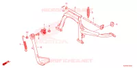 BEQUILLE pour Honda SH 350 SMART TOP BOX de 2024