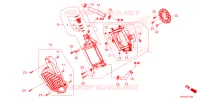 RADIATEUR pour Honda SH 350 SMART TOP BOX de 2024