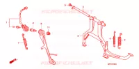 BEQUILLE pour Honda CB 1300 SUPER FOUR de 2008