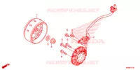 ALTERNATEUR pour Honda CB 150 R ABS de 2018