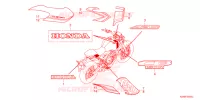AUTOCOLLANTS pour Honda CB 150 R ABS de 2018