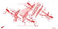 REPOSE PIED pour Honda CB 150 R ABS de 2024