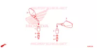 RETROVISEUR pour Honda CB 150 R ABS de 2024