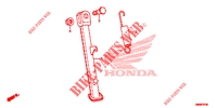 BEQUILLE LATERALE pour Honda CB 150 R de 2018