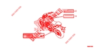 ETIQUETTE DE PRECAUTIONS pour Honda CB 150 R 2019 de 2020