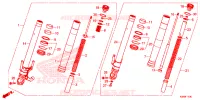 FOURCHE pour Honda CB 150 R ABS de 2021