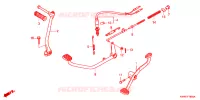PEDALE   KICK pour Honda WAVE 110 Front brake drum, Kick start, Spoked wheels de 2014