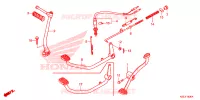PEDALE   KICK pour Honda WAVE 110 Front brake disk, Electric start, Casted wheels de 2014