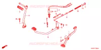 PEDALE   KICK pour Honda WAVE 110 Front brake disk, Electric start, Casted wheels de 2014