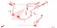 PEDALE   KICK pour Honda WAVE 110 Front brake drum, Kick start, Spoked wheels de 2016