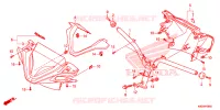 GUIDON   CARENAGE pour Honda CLICK 125 de 2020