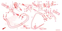 LEVIER DE GUIDON   CABLE   COMMODO pour Honda CLICK 125 de 2020