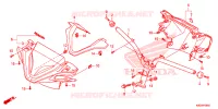 GUIDON   CARENAGE pour Honda CLICK 125 de 2021