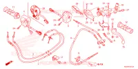 LEVIER DE GUIDON   CABLE   COMMODO pour Honda CLICK 125 de 2021