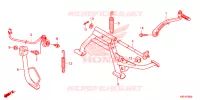 BEQUILLE CENTRALE   PEDALE DE FREIN pour Honda SCOOPY 110 CLUB 12 de 2017