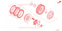 EMBRAYAGE pour Honda WAVE 110 Front brake disk, Electric start, Spoked wheels de 2023