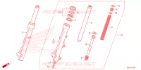 FOURCHE pour Honda SCOOPY 110 PRESTIGE de 2021