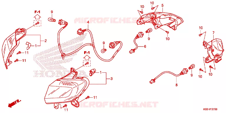 CLIGNOTANT Honda SCOOTER 110 SCOOPY 2019  ACF110CBTK_TH