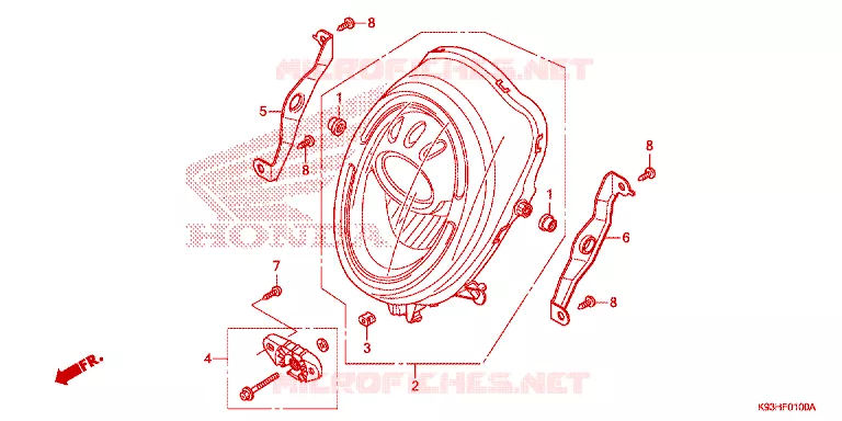 PHARE Honda SCOOTER 110 SCOOPY 2020  ACF110CBTK_TH