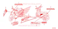 AUTOCOLLANTS pour Honda SCOOPY 110 CLUB 12 de 2019