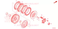 EMBRAYAGE pour Honda WAVE 125 Electric start, Cast wheels de 2024