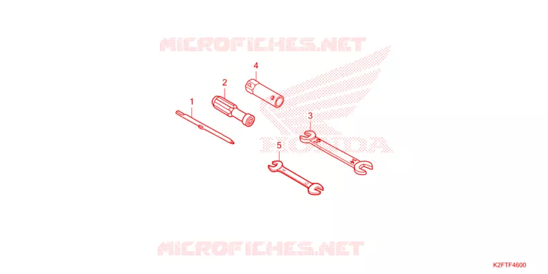OUTIL Honda SCOOTER 110 SCOOPY 2021  ACF110BTM